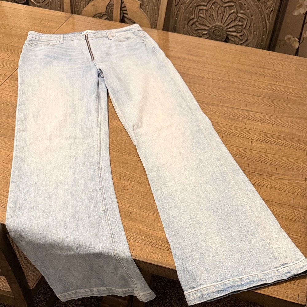 PAIGE Light Blue Flare Women's Jeans